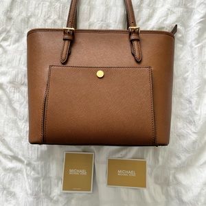 Used once Michael Kors brown tote bag